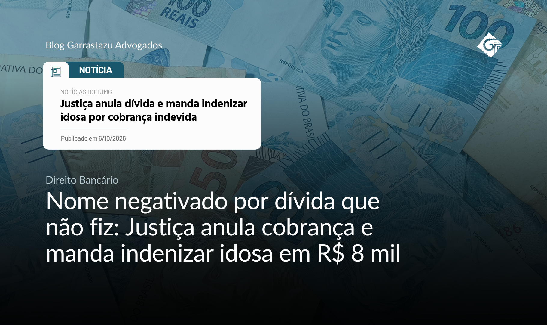 Nome negativado por dívida que não fiz: Justiça anula cobrança e manda indenizar idosa em R$ 8 mil