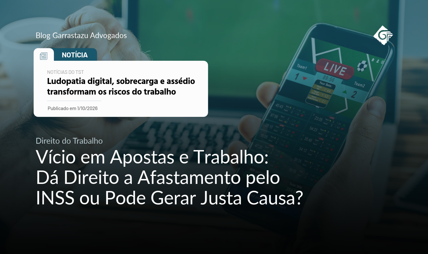 Vício em Apostas e Trabalho: Dá Direito a Afastamento pelo INSS ou Pode Gerar Justa Causa?